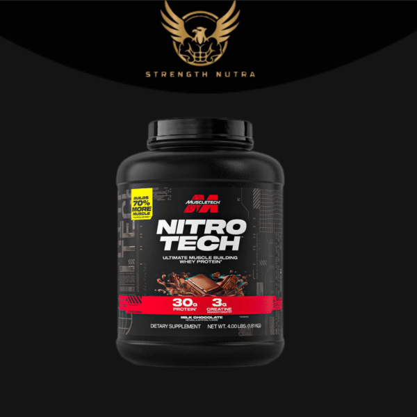 MUSCLETECH NITROTECH WHEY PROTEIN  4lbs