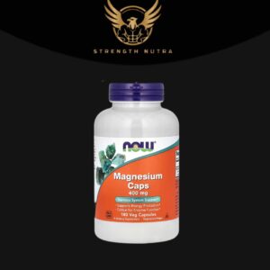 NOW magnesium 400 mg 180 veggie capsules