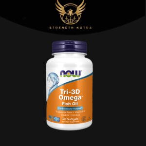NOW tri 3D Omega fish oil 90 softgels