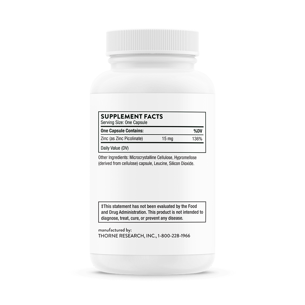 Thorne zinc picolinate 15mg - Image 3