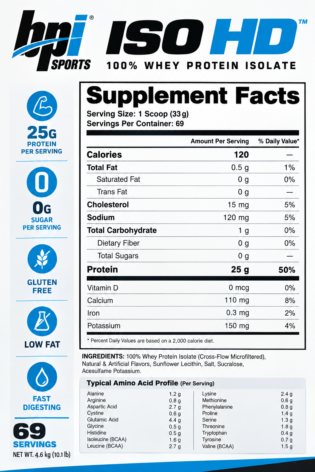 Bpi sports Iso HD 69 servings - Image 3