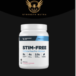 TRANSPARENT LABS STIM FREE PREWORKOUT 30 servings