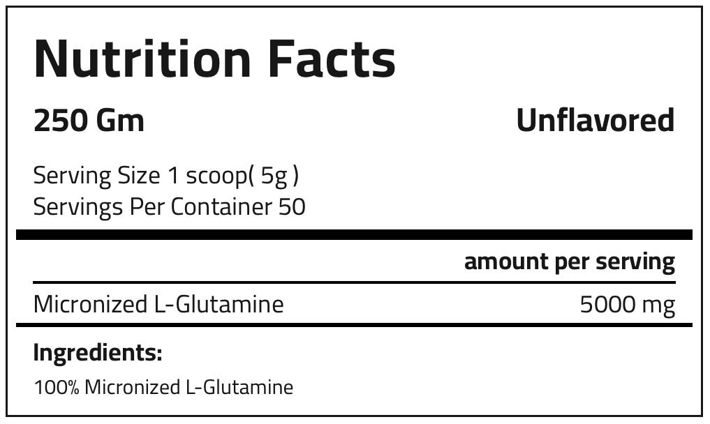 Applied nutrition L-Glutamine 250 grams - Image 3