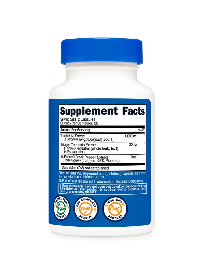 Nutricost Tongkat Ali 60 capsules - Image 3