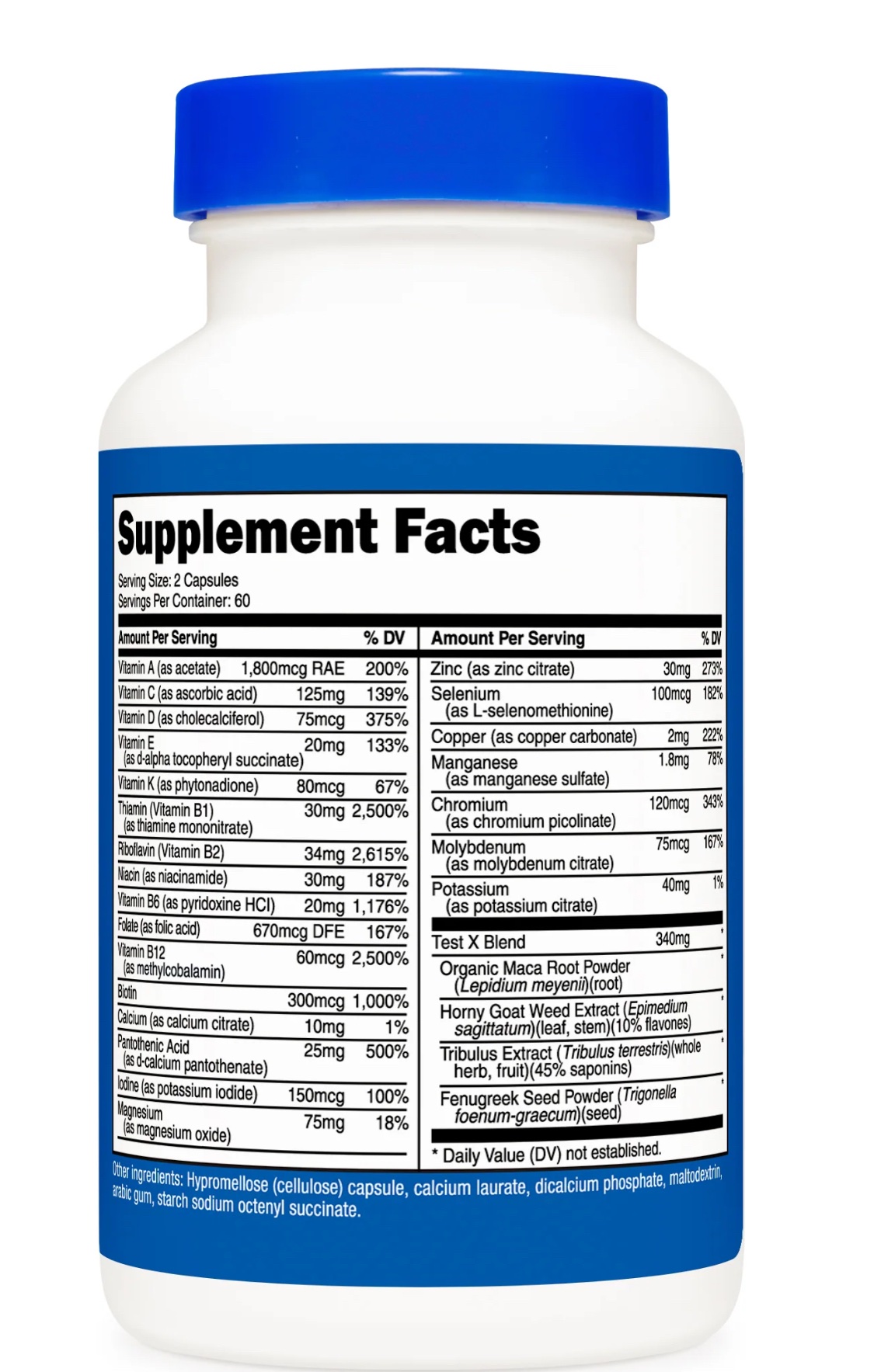 Nutricost Multivitamin For men 120 capsules - Image 3