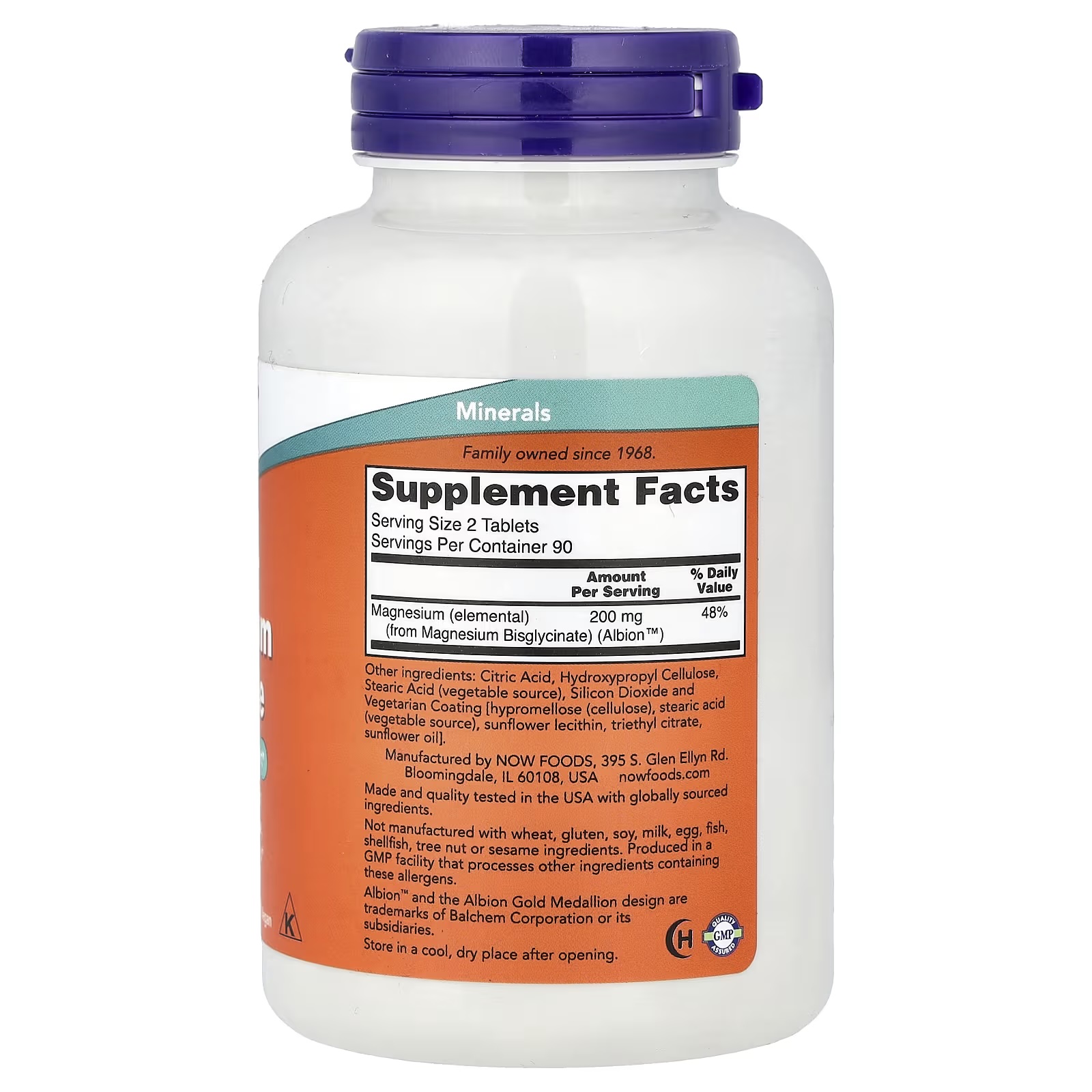 Now magnesium glycinate 180 tablets - Image 3