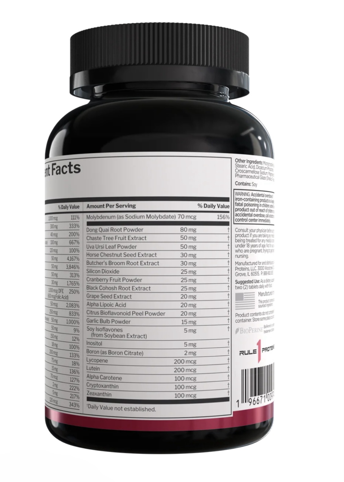 Rule 1 womens multivitamin 60 tabs - Image 4